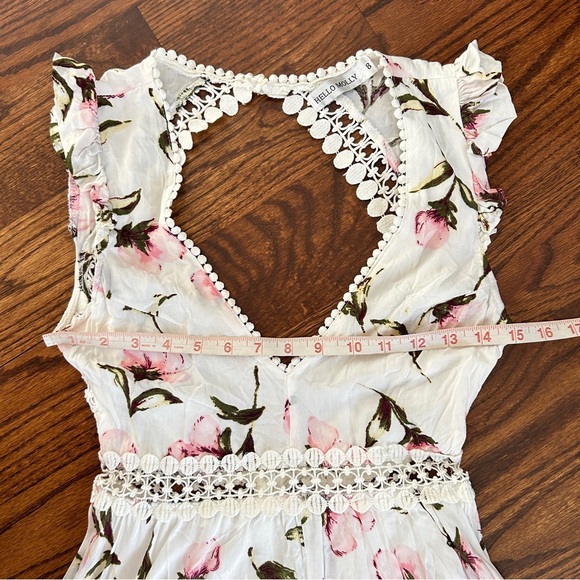 Hello Molly Floral Flare Backless Dress - Picture 14 of 16